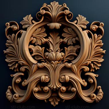 3D model st baroque (STL)